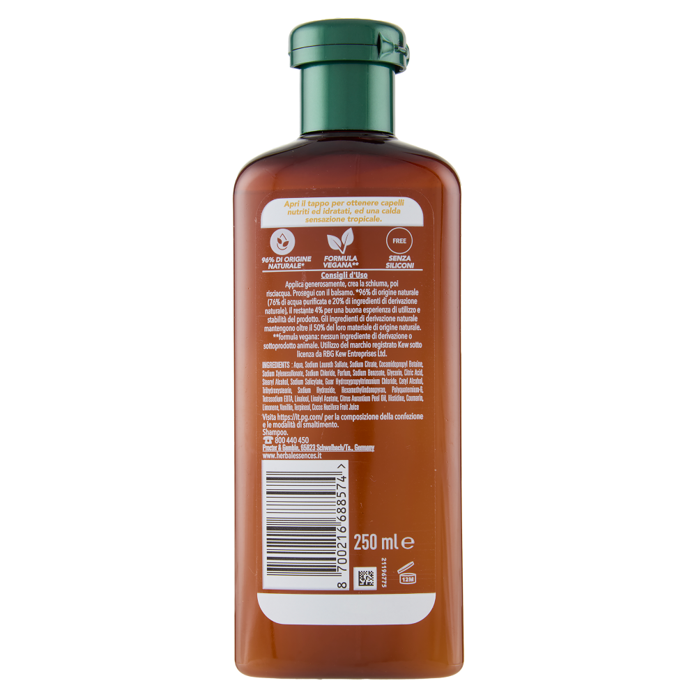 Herbal Essences Idrata profumo di cocco Shampoo 250 ml