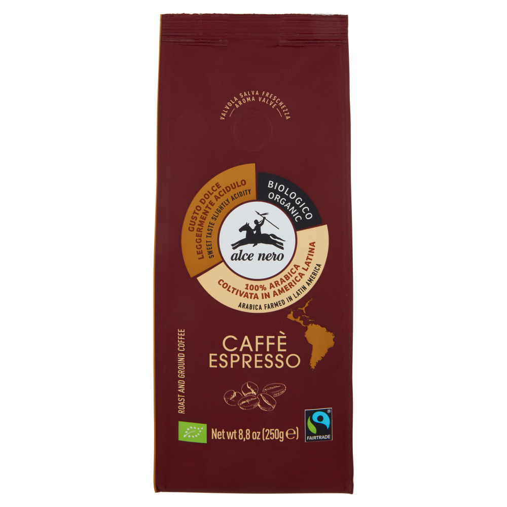 alce nero Caffè Espresso 100% Arabica 250 g