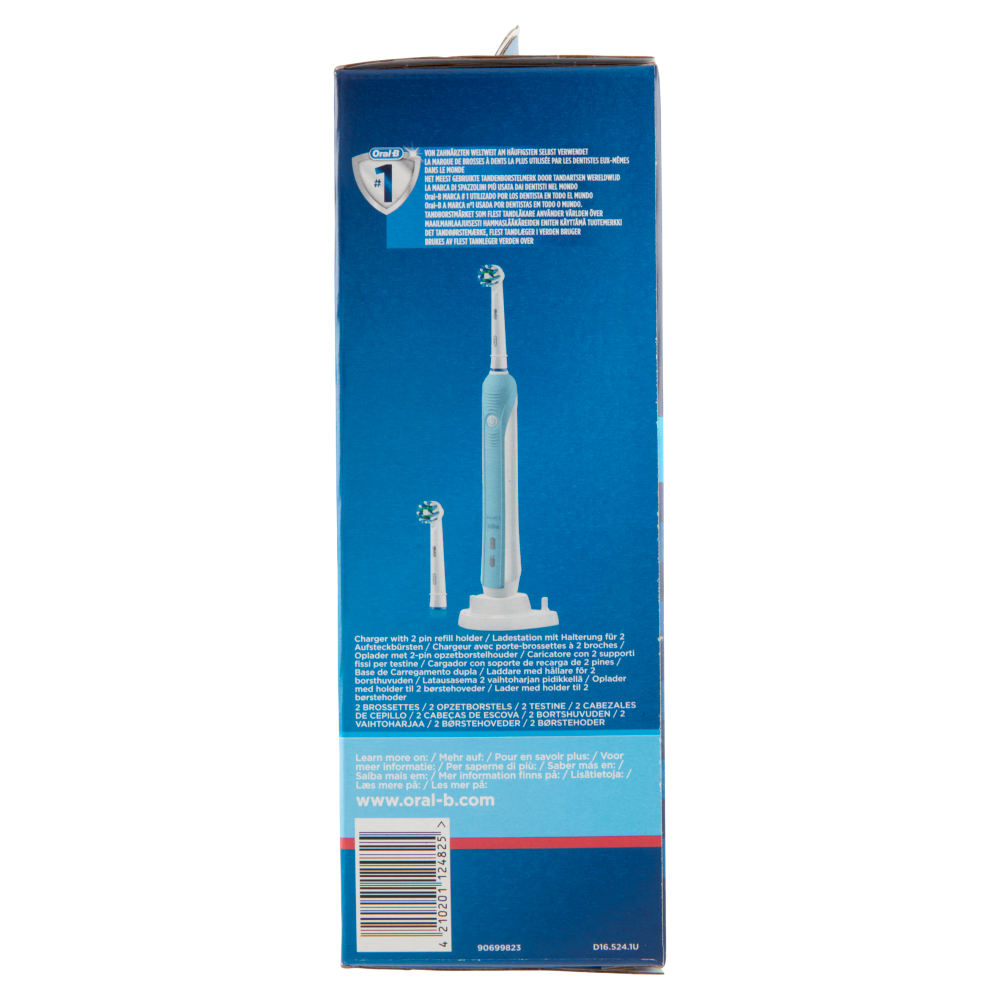 Oral-B Power Spazzolino Elettrico Ricaricabile Pro 1 770 Cross Action