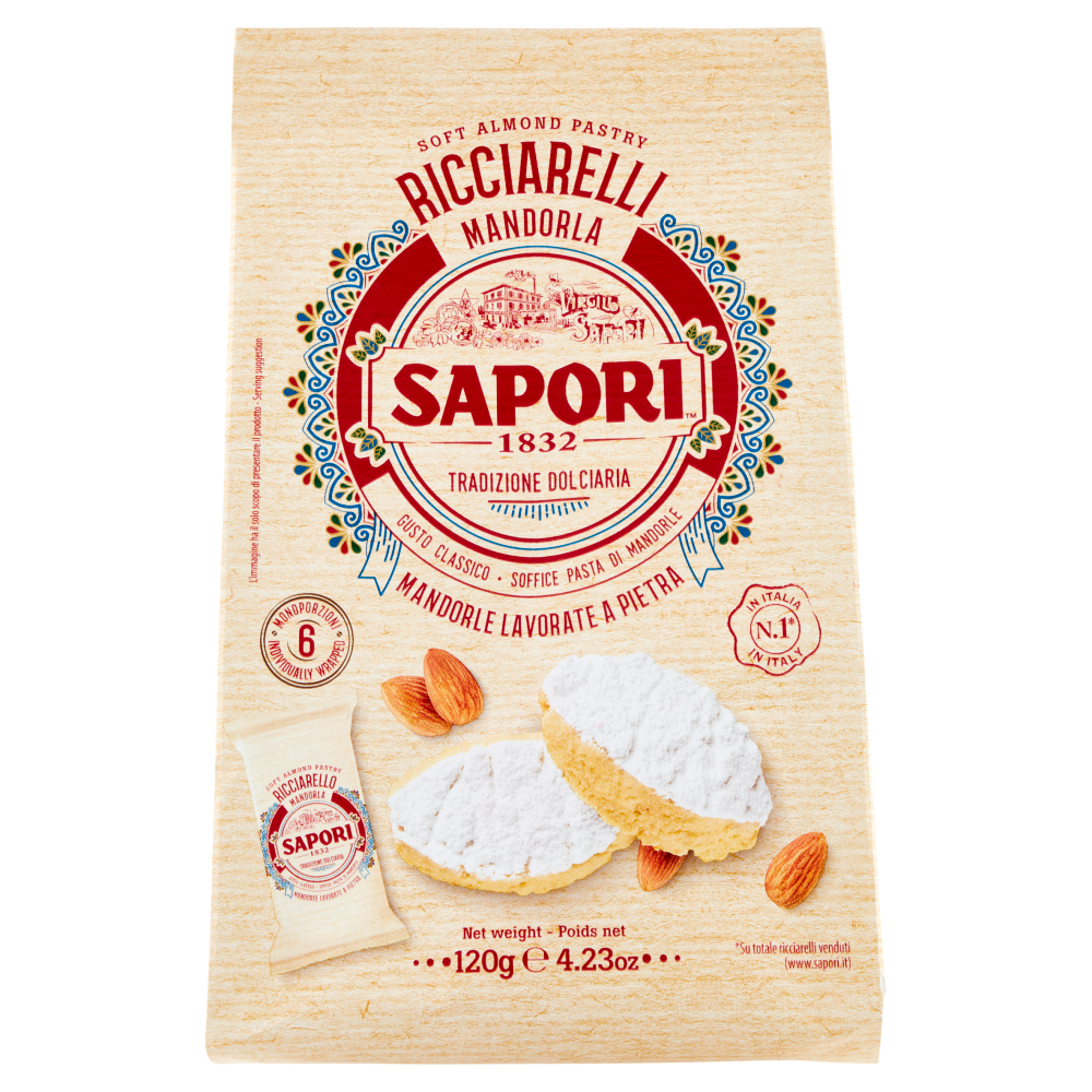 Sapori Ricciarelli Mandorla 120 g