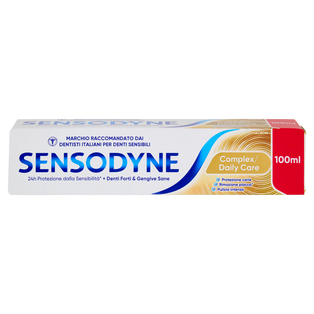 Sensodyne Dentifricio Complex Denti sensibili, Aiuta a controllare la formazione della placca,100 ml