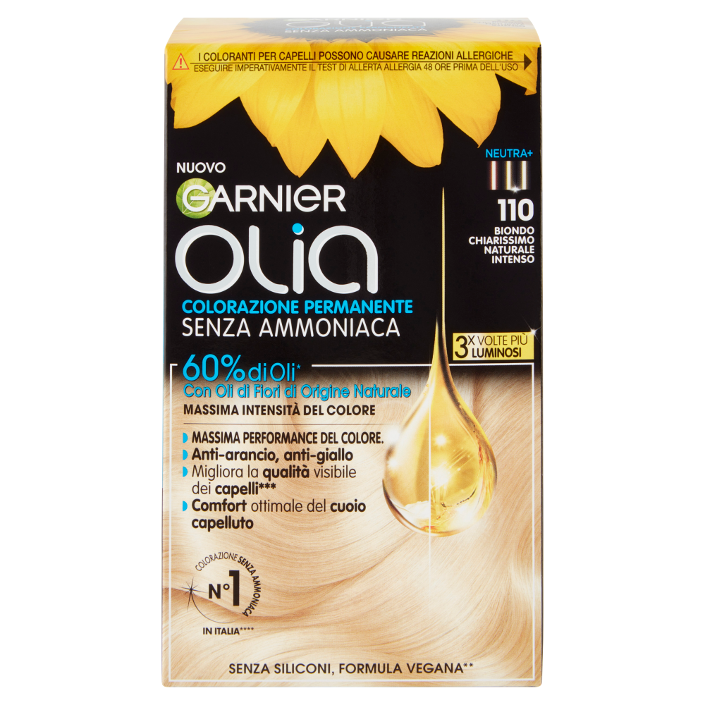 Garnier Olia Tinta Capelli, Senza Ammoniaca, Super blonds 110