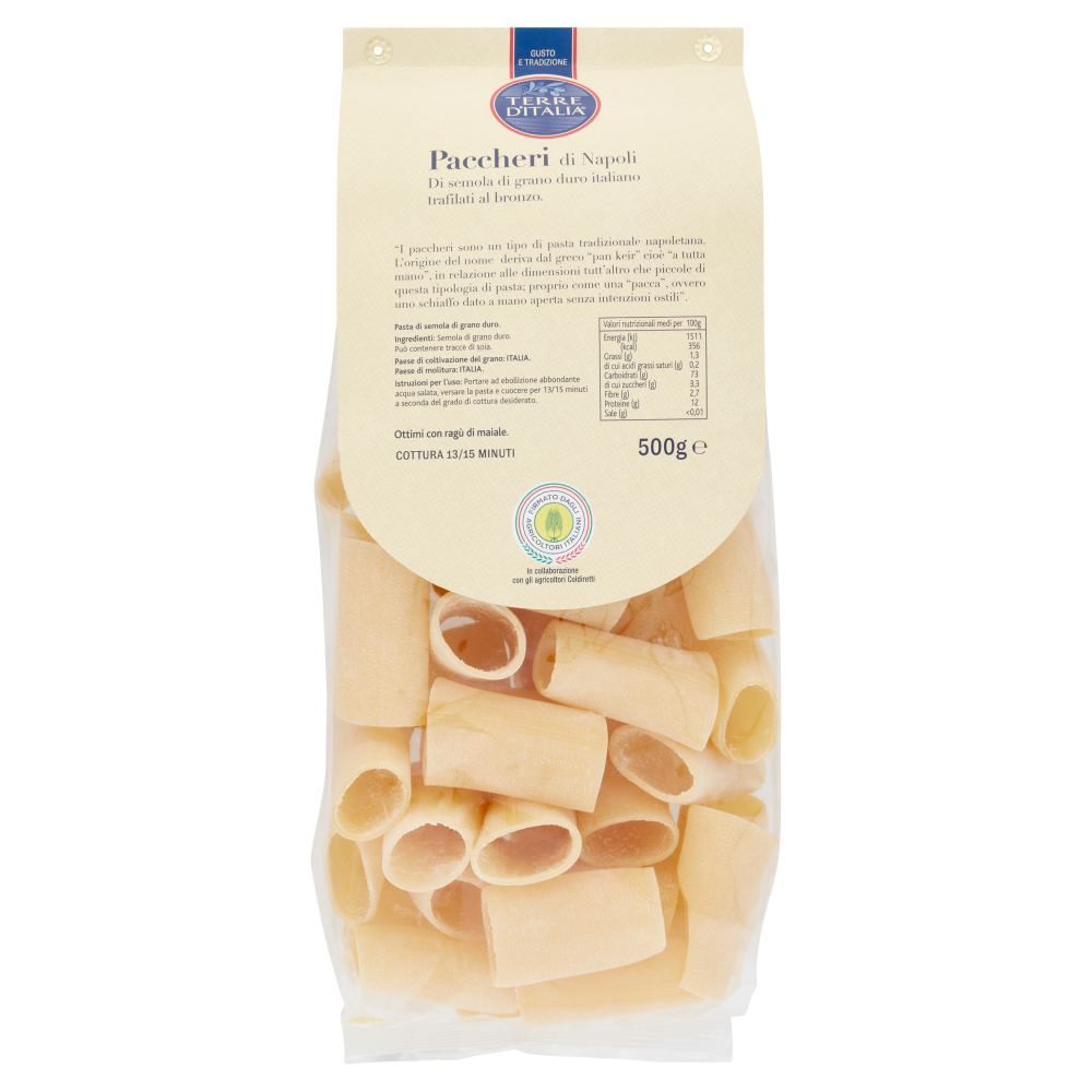 Terre d'Italia Paccheri di Napoli 500 g