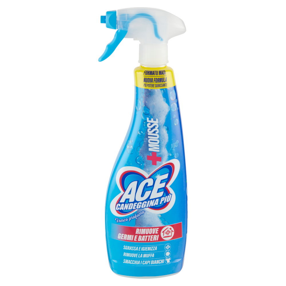 Ace Candeggina Più +Mousse Fresco profumo 800 ml