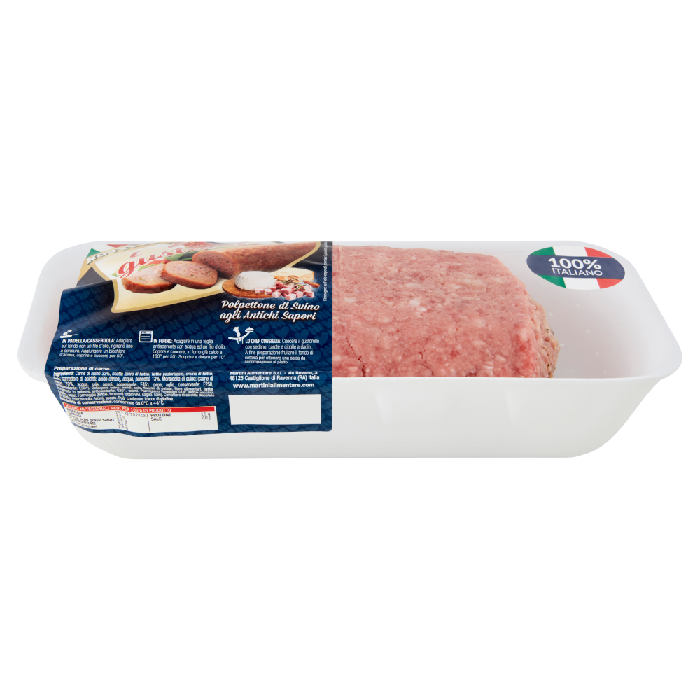 Martini i gustorolli Polpettone di Suino agli Antichi Sapori 0,650 Kg