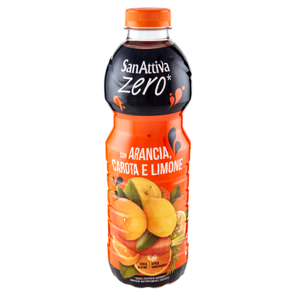 SanAttiva Zero* con Arancia, Carota e Limone 1 L