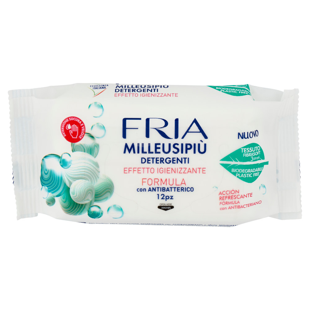 Fria Milleusipiù Detergenti Effetto Igienizzante 12 pz