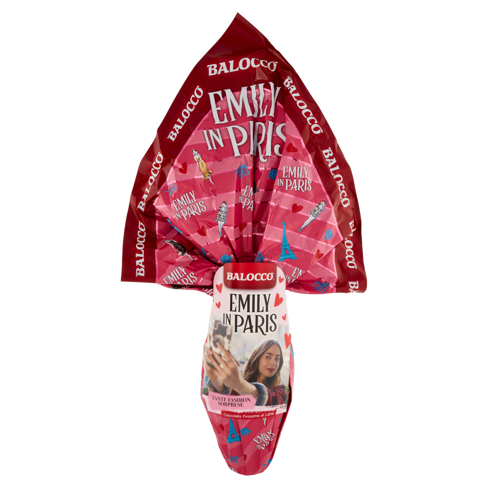 Balocco Uovo Cioccolato Finissimo al Latte Emily in Paris 320 g
