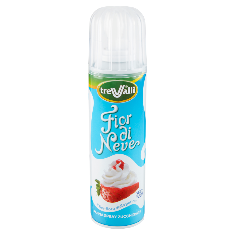 treValli Fior di Neve Panna Spray Zuccherata 250 g