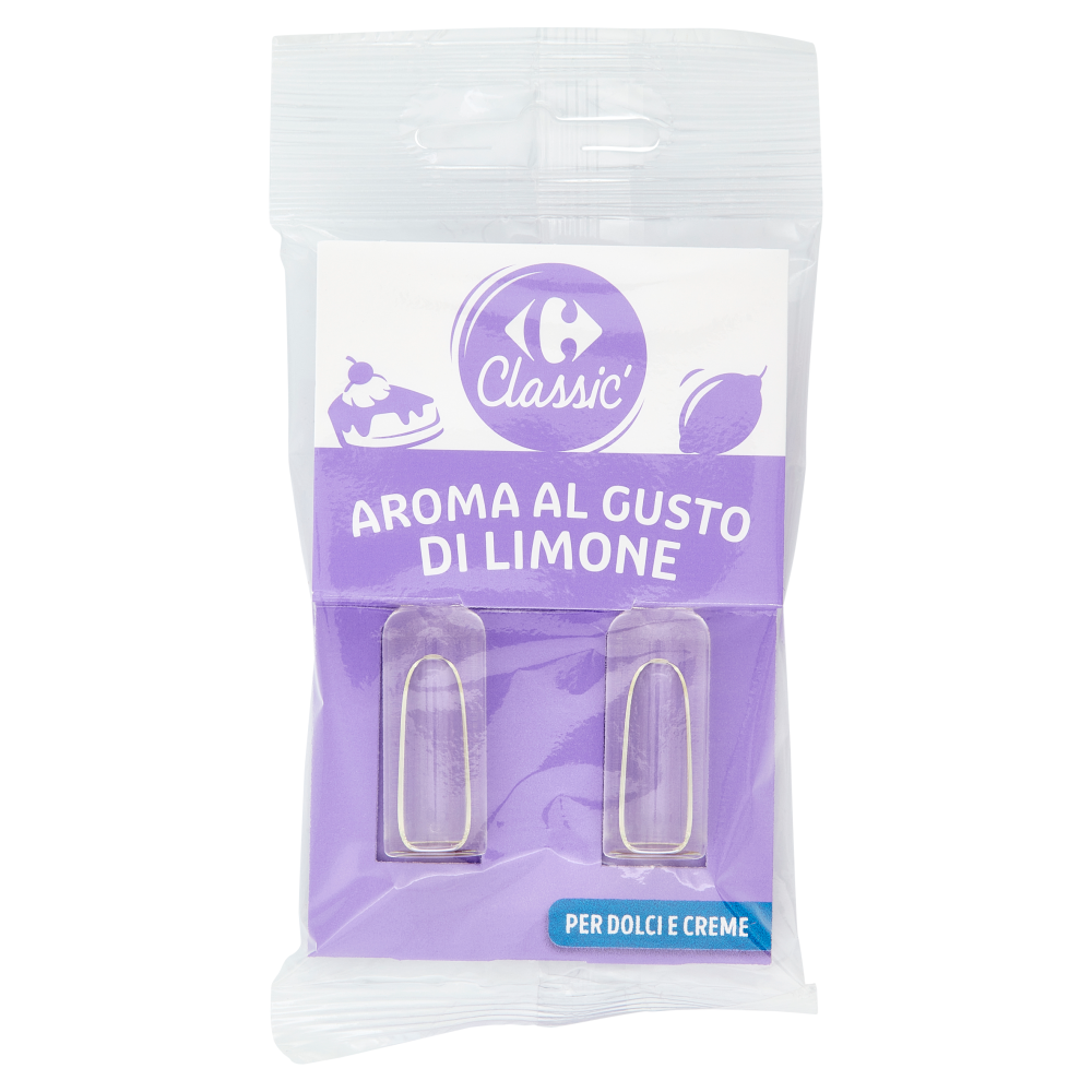Carrefour Classic Aroma al Gusto di Limone 2 x 5 ml