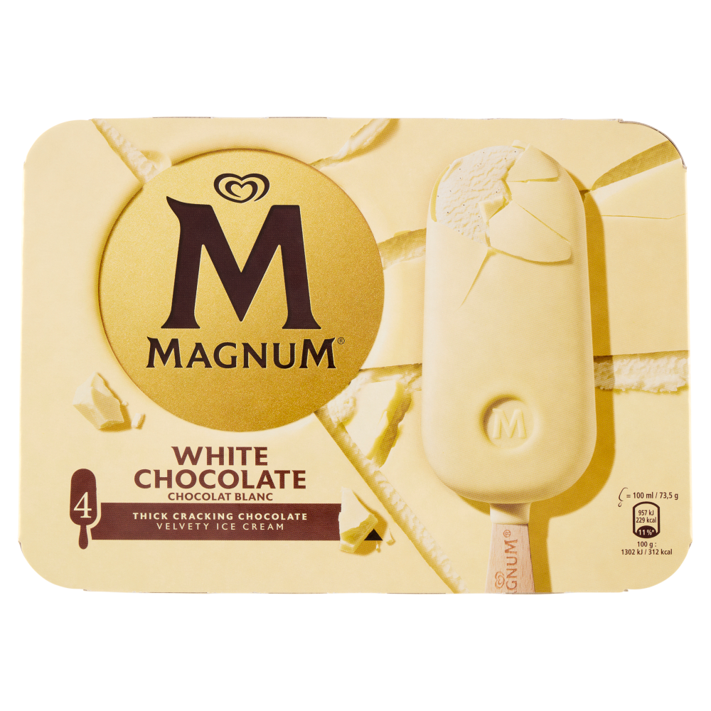 Magnum White Chocolate 4 x 73,5 g