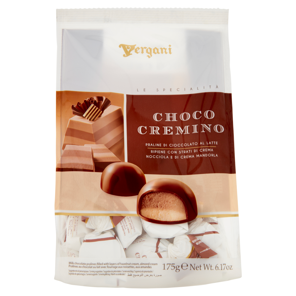 Vergani Le Specialità Choco Cremino Praline di Cioccolato al Latte 175 g