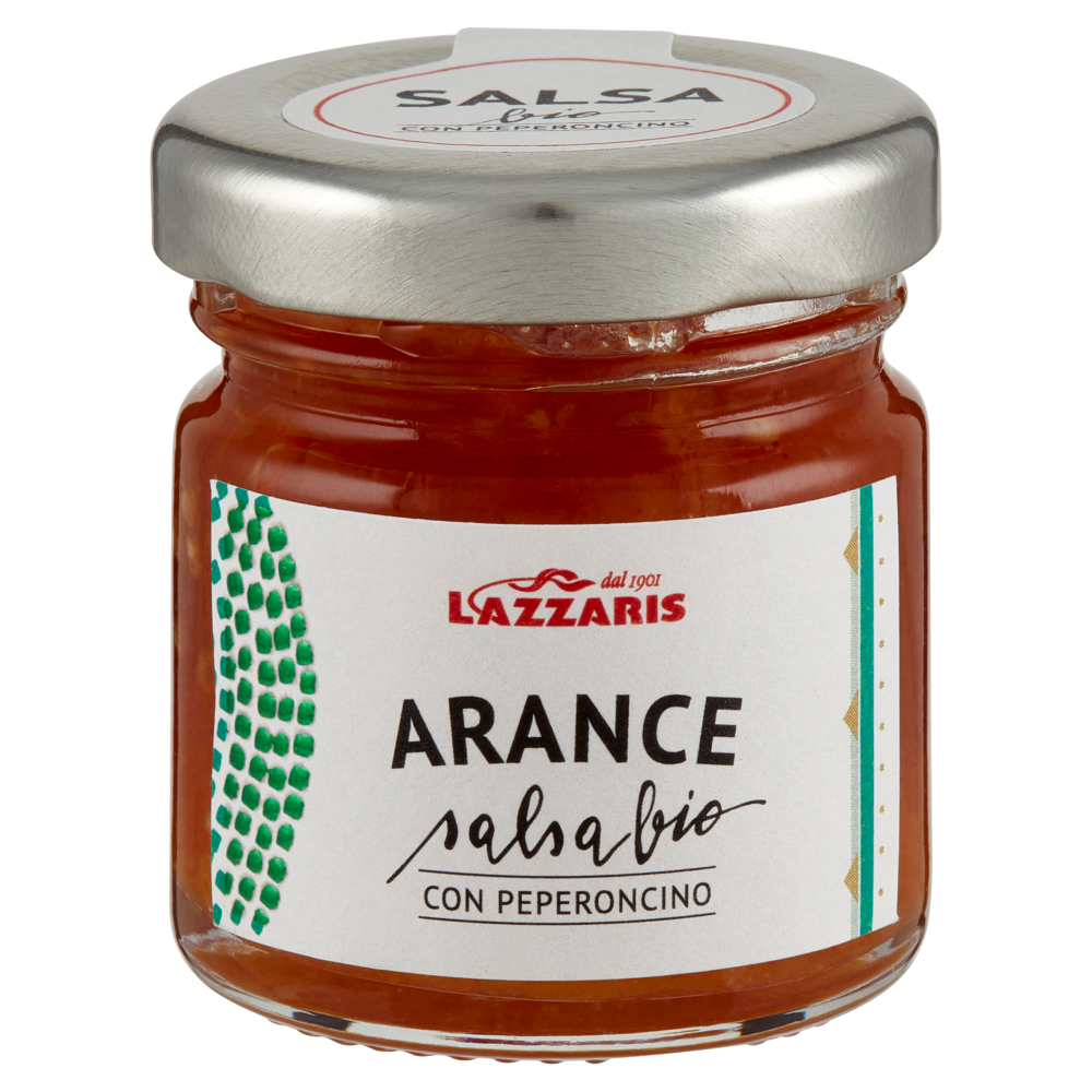Lazzaris Arance salsa bio con Peperoncino 40 g