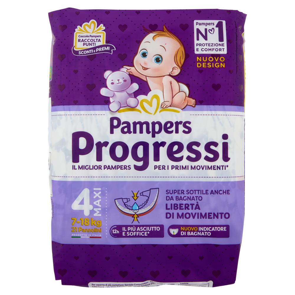 Pampers Progressi Maxi 21 pz