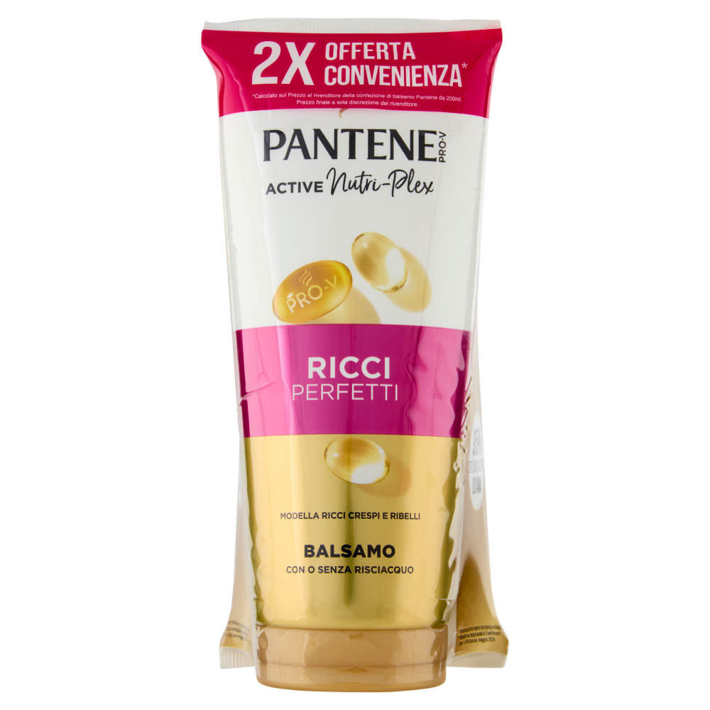 Pantene Pro-V Ricci Perfetti Balsamo Active Nutri-Plex 2 x 200 ml