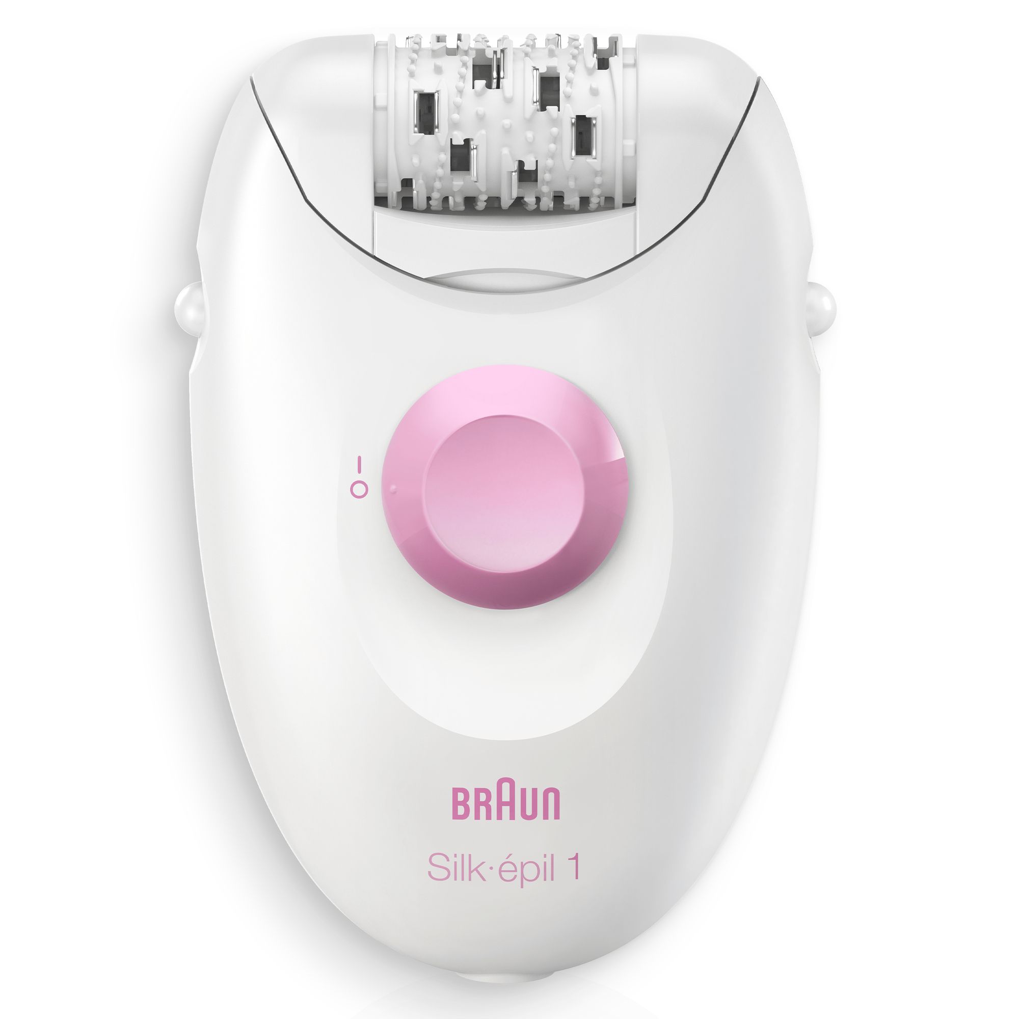 Braun Silk-&eacute;pil 1 1-000, Epilatore Elettrico Donna Con Cavo, Pelle Liscia Per Settimane, Bianco/Rosa