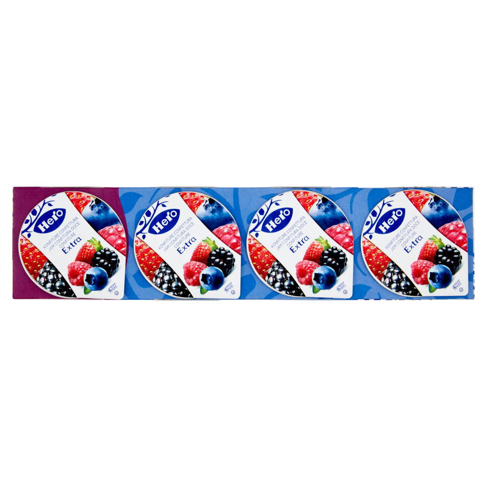 Hero Extra Confettura di Frutti di Bosco 4 x 25 g