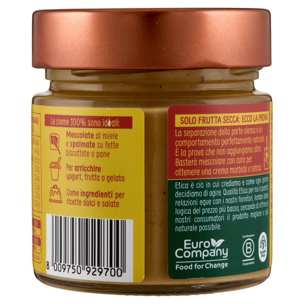 Euro Company 100% Crema di Anacardi Bio 175 g