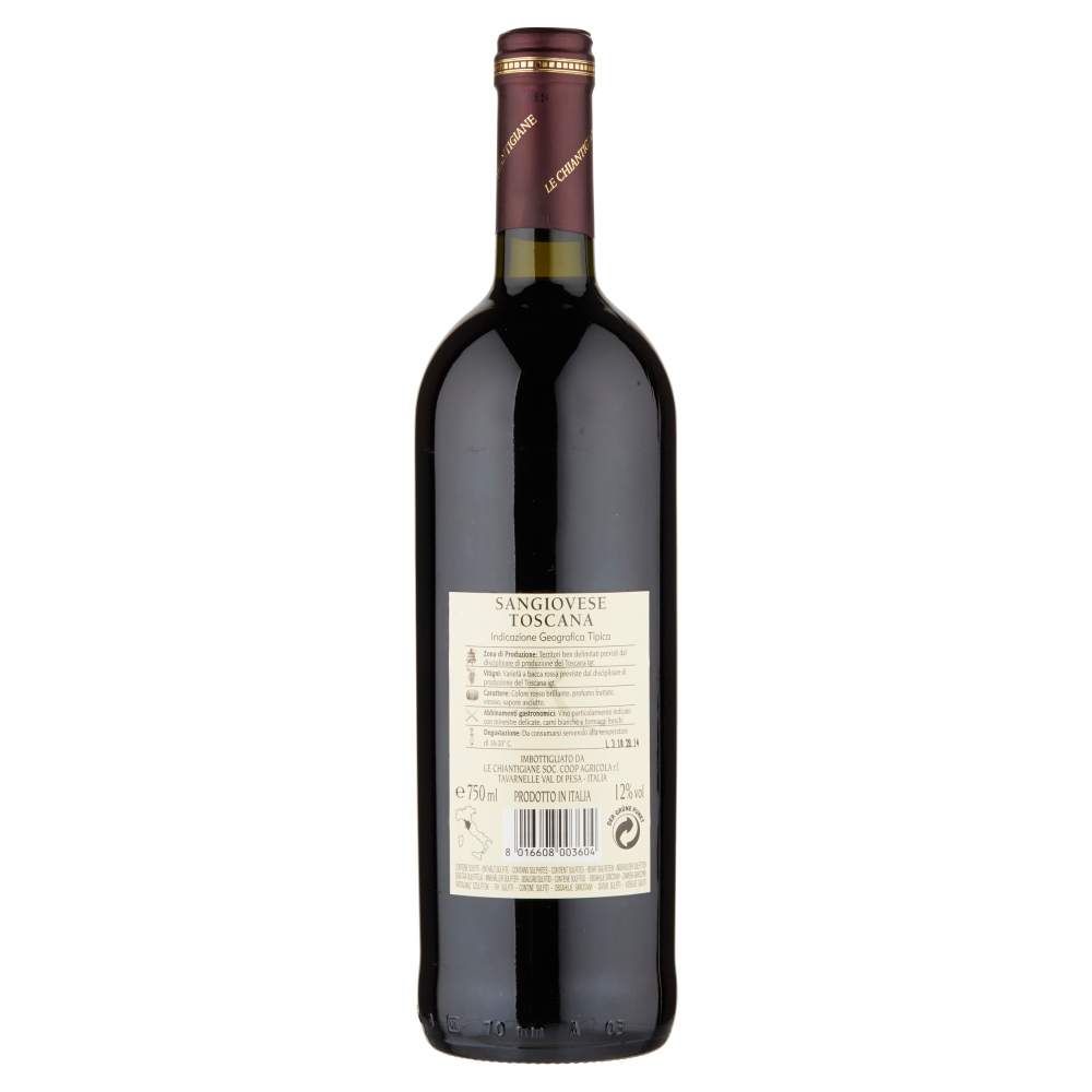 Le Chiantigiane Rubentino Sangiovese Toscana IGT 750 ml