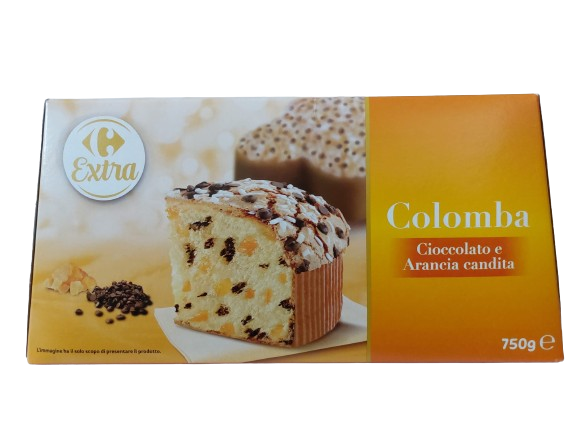 Carrefour Extra Colomba Cioccolato e arancia candita 750 g