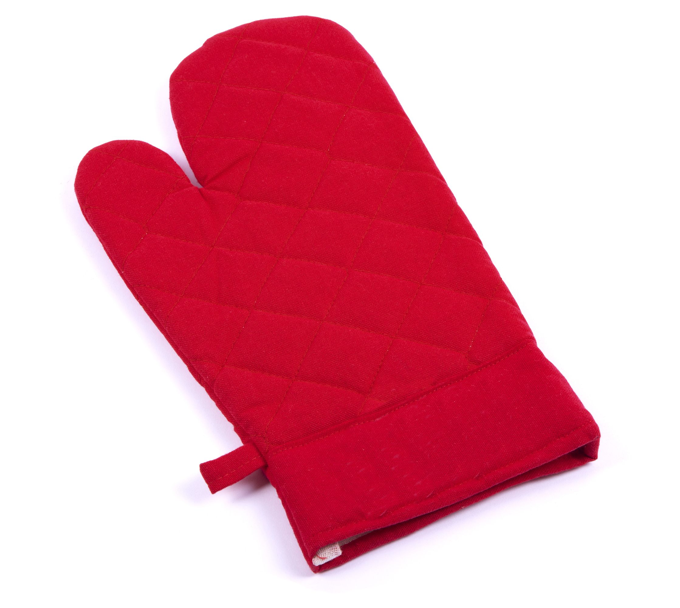 Carrefour Guanto da forno, 100% cotone, colore rosso