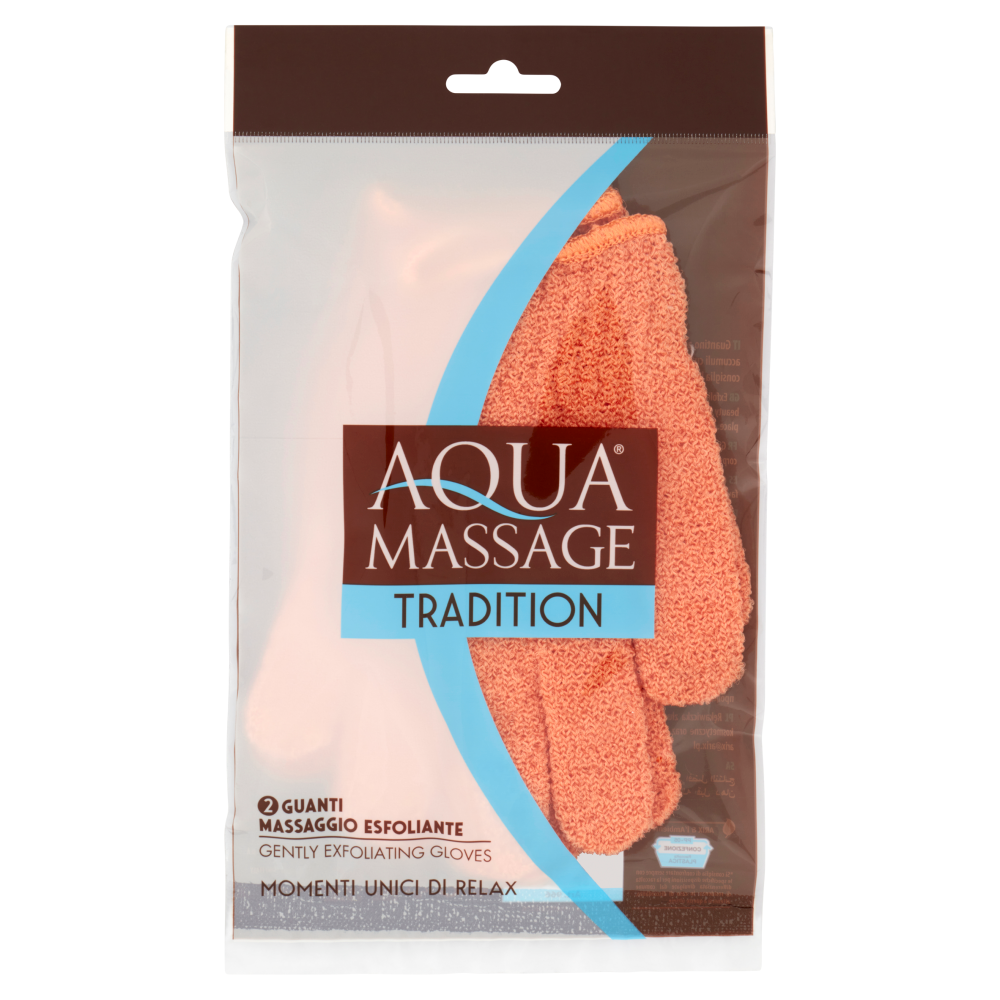 Aquamassage Tradition Guanti Massaggio Esfoliante 2 pz