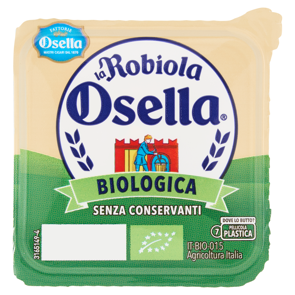 Fattorie Osella la Robiola Osella Biologica formaggio fresco biologico­ 90 g