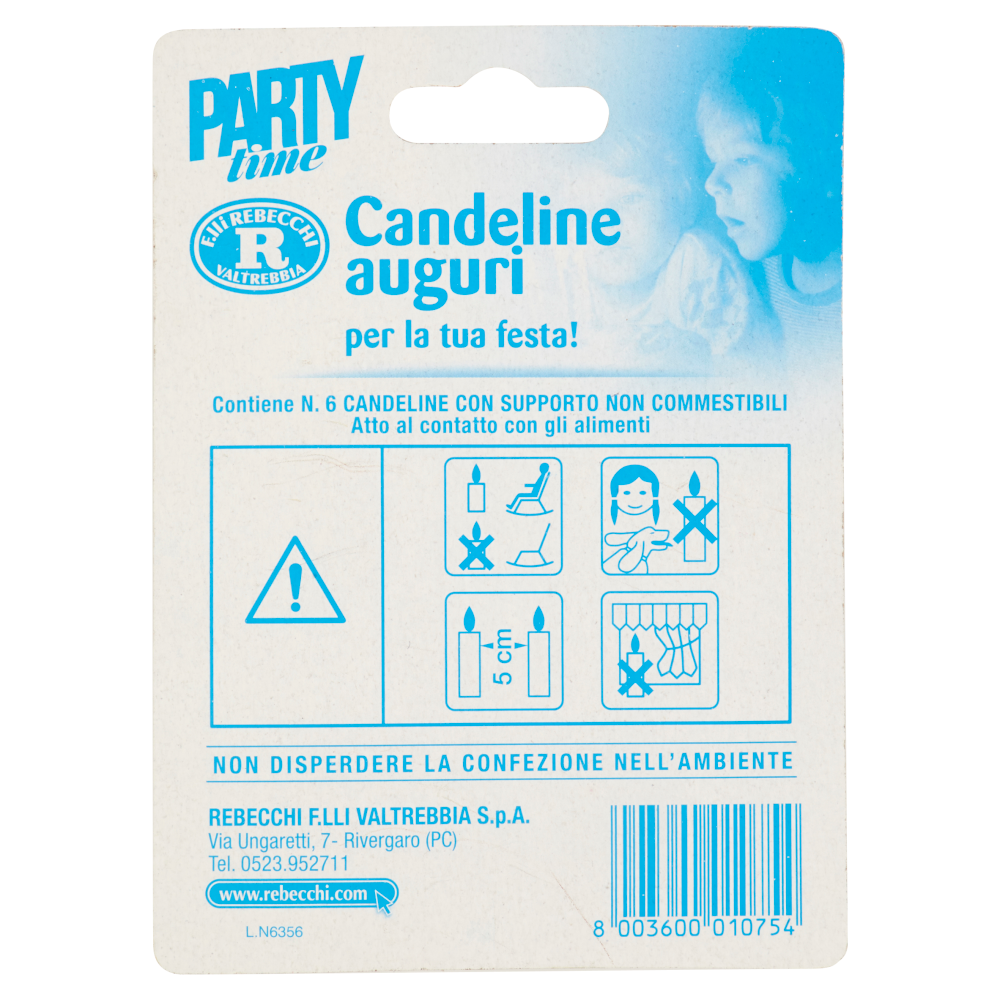 F.lli Rebecchi Valtrebbia Party time Candeline auguri