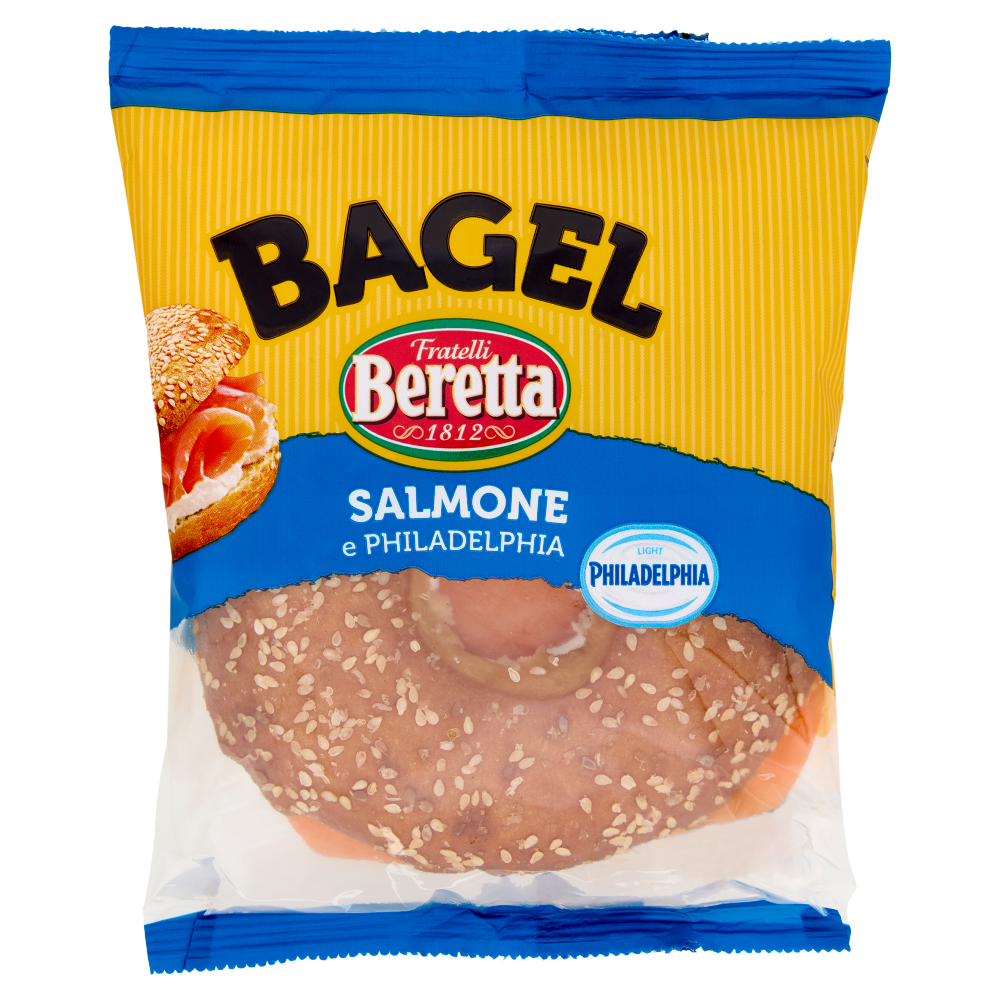 Fratelli Beretta Bagel Salmone e Philadelphia 140 g