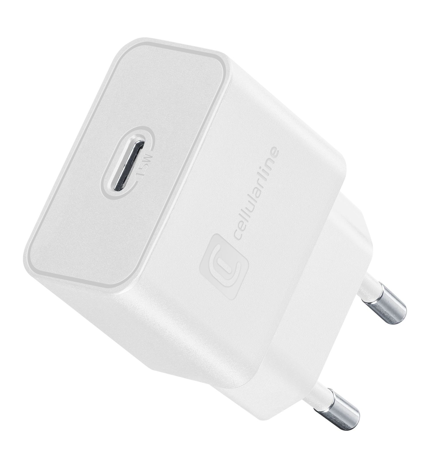Cellularline USB-C Charger 15W USB-C Charger 15W carica velocemente e in tutta sicurezza i device Samsung con porta USB-C compatibili con la carica 15W.