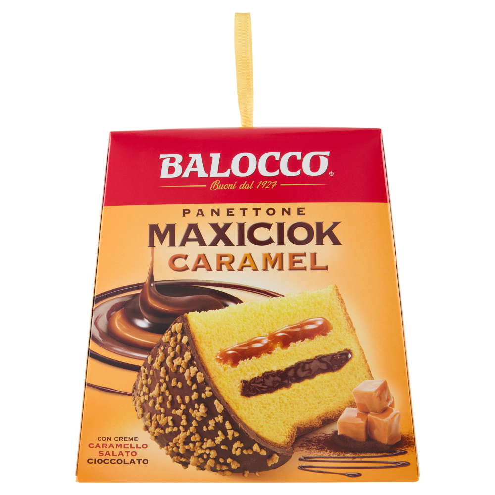 Balocco Panettone Maxiciok Caramel 800 g