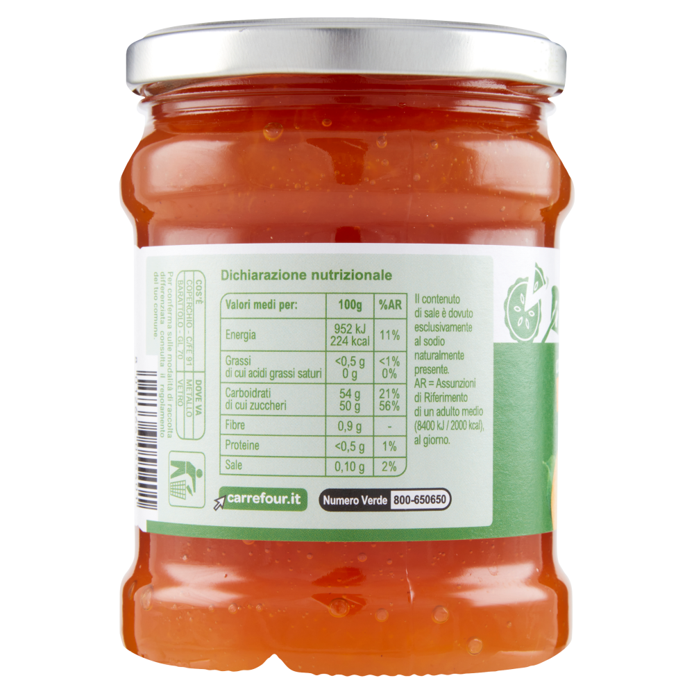 Carrefour Classic Confettura Extra di Albicocca 600 g