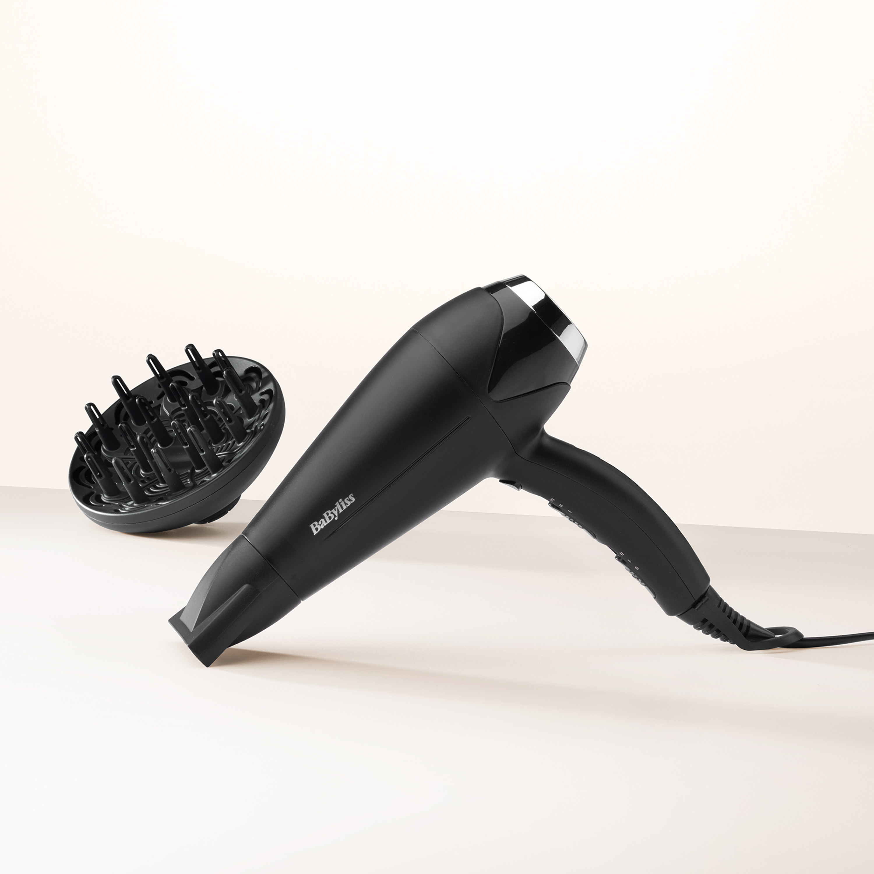 BaByliss D572DE asciuga capelli 2200 W Nero