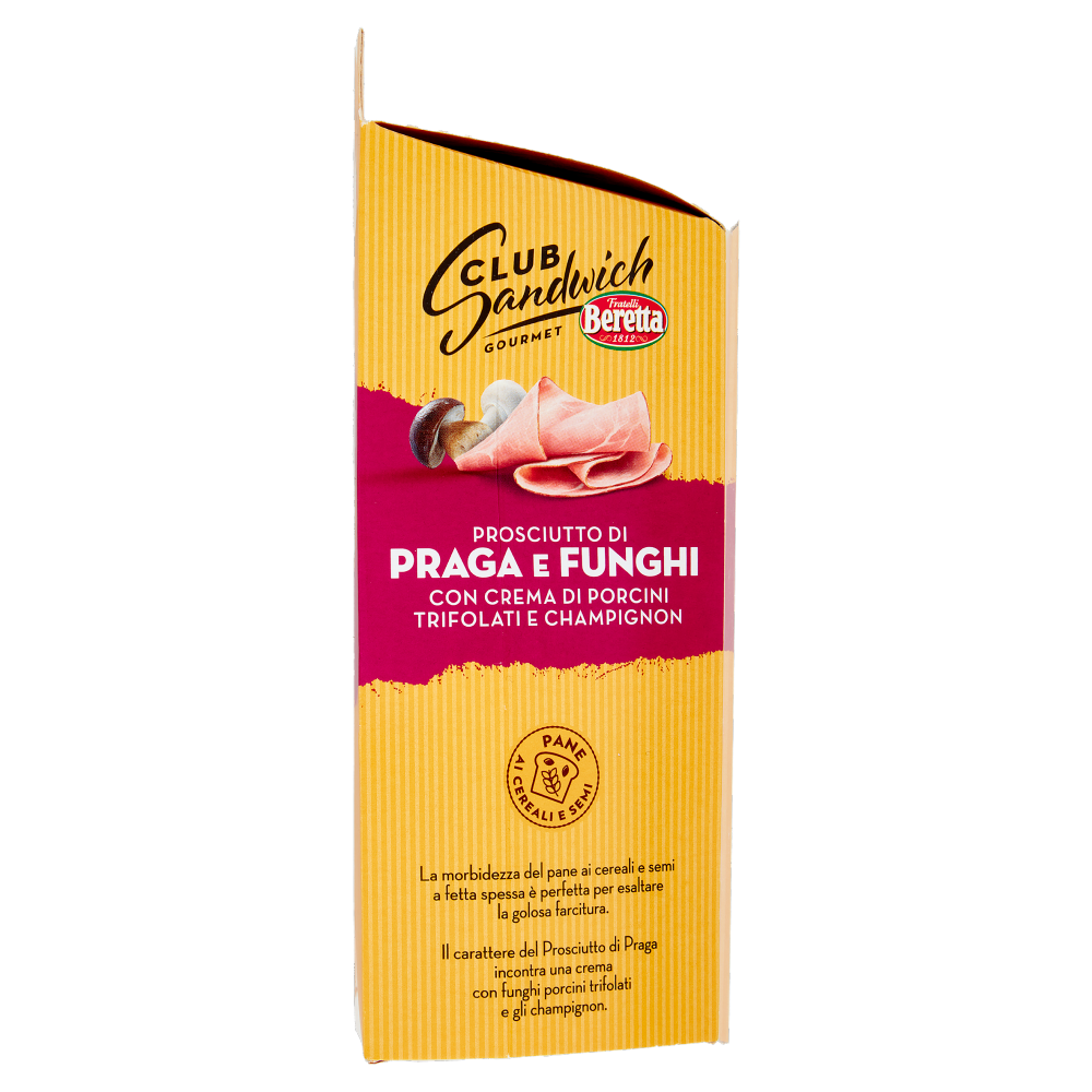 Beretta Club Sandwich Gourmet Prosciutto di Praga e Funghi 160 g
