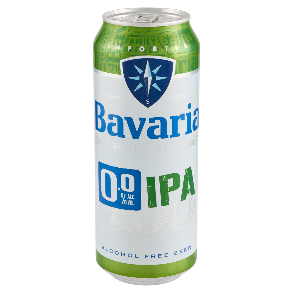 Bavaria 0.0% Alc. Vol. IPA 500 mL