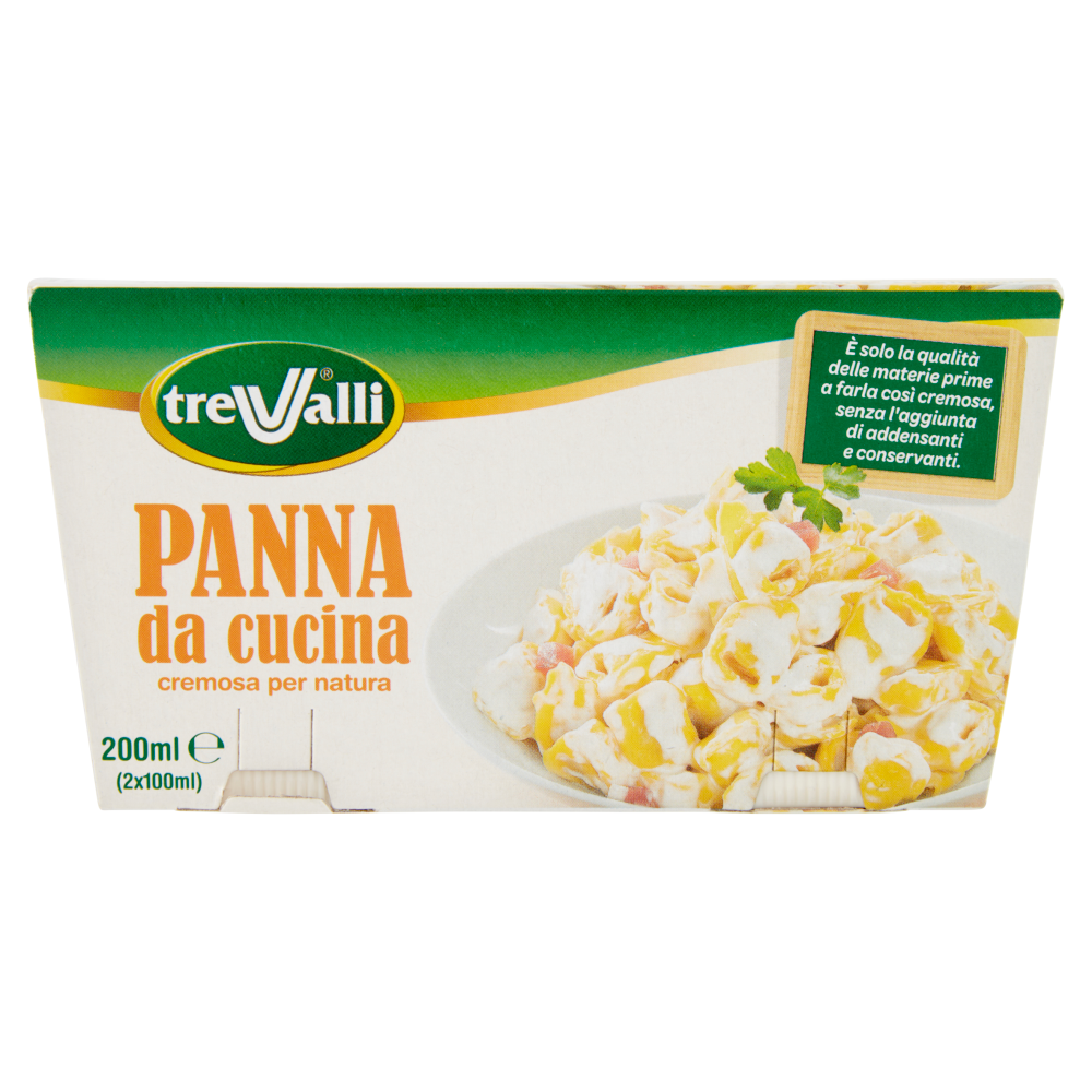 treValli Panna da cucina 2 x 100 ml