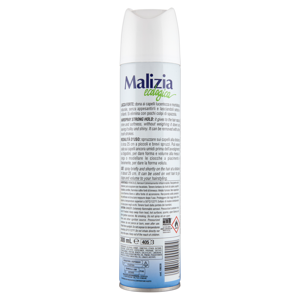 Malizia ecologica Lacca Forte Ecofix 300 mL