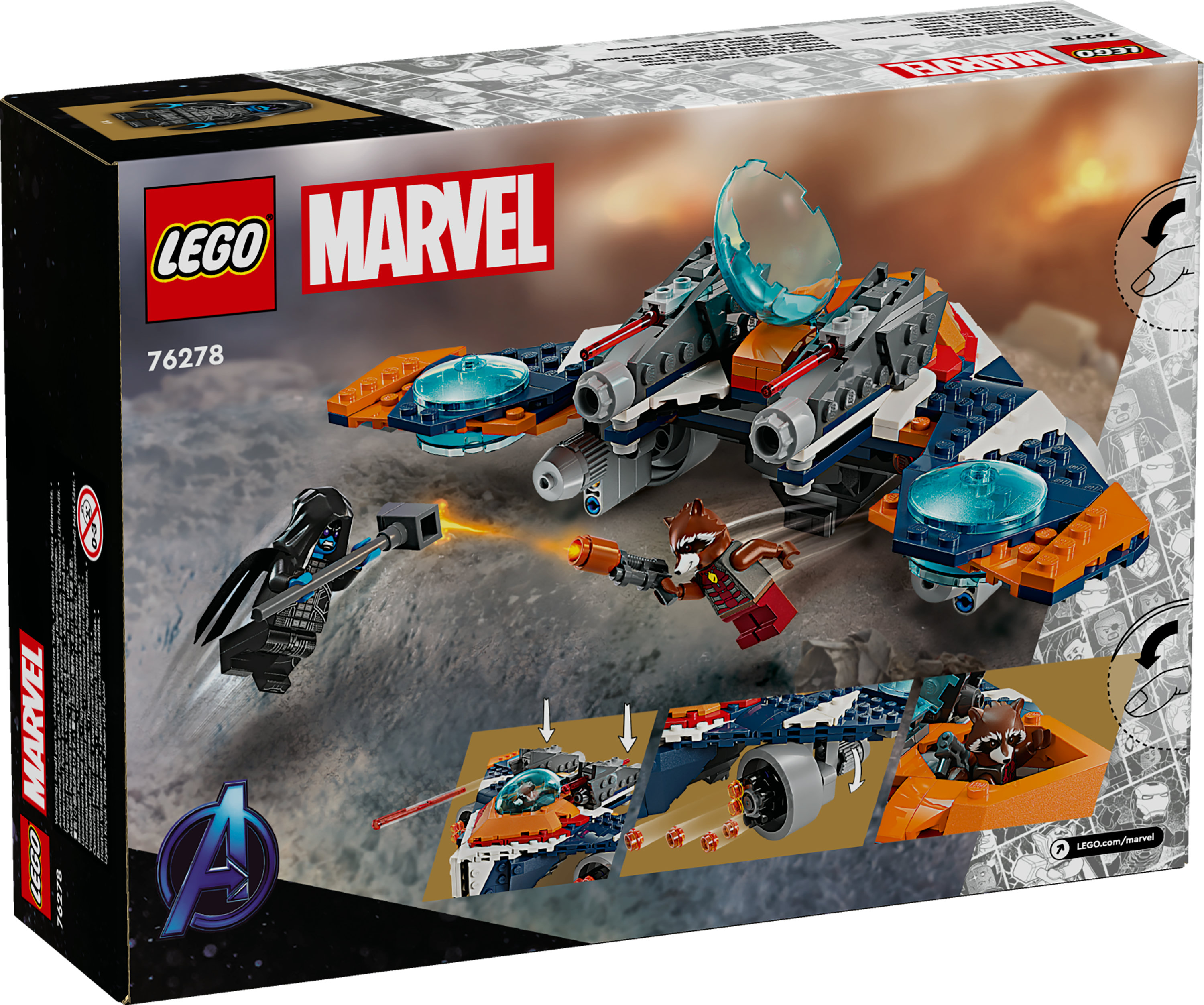 LEGO Warbird di Rocket vs. Ronan