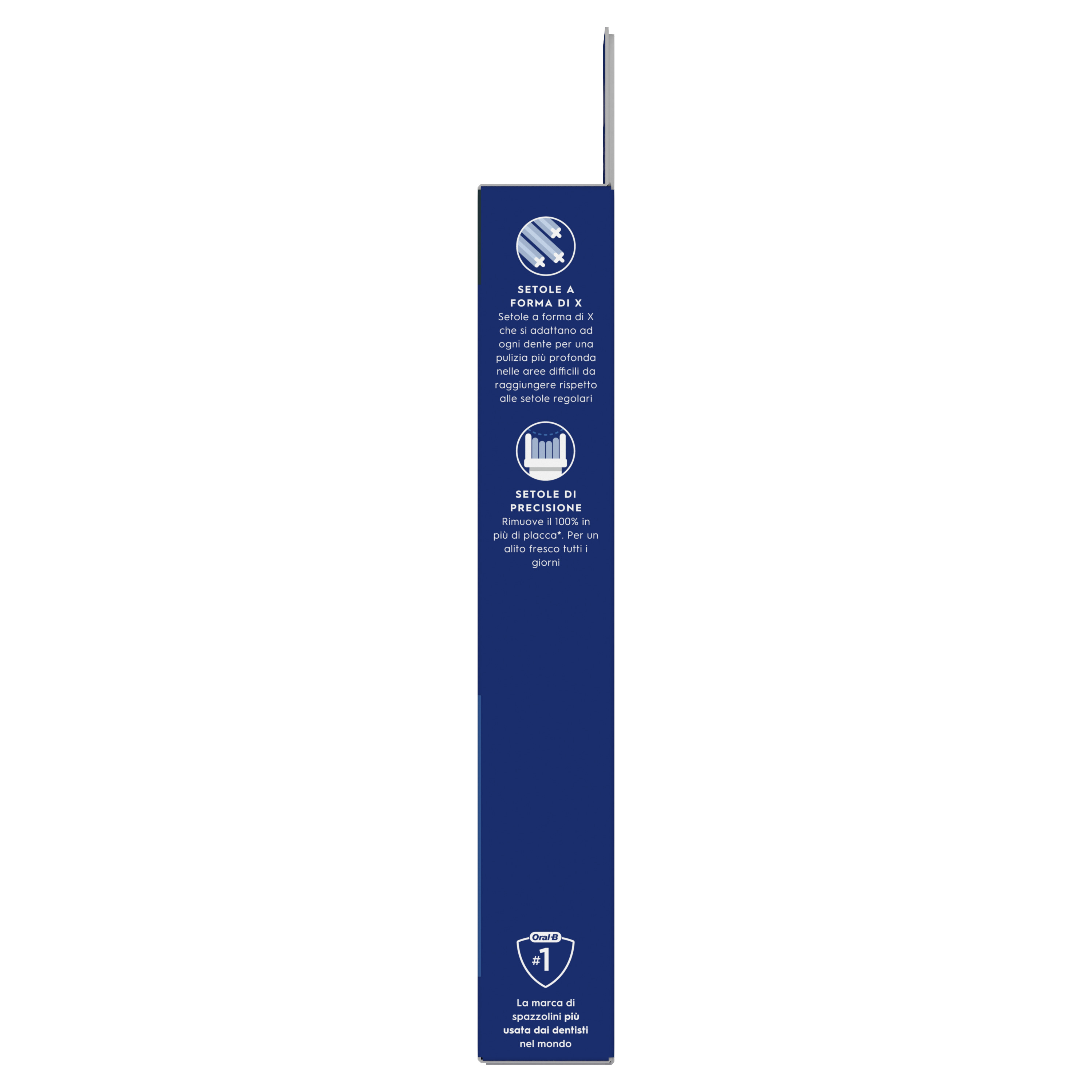 Oral-B Testina Di Ricambio PRO Precision Clean Bianca. Confezione da 10 Testine