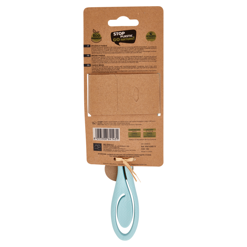 Franck Provost the Green Paddle Brush Spazzola Paddle