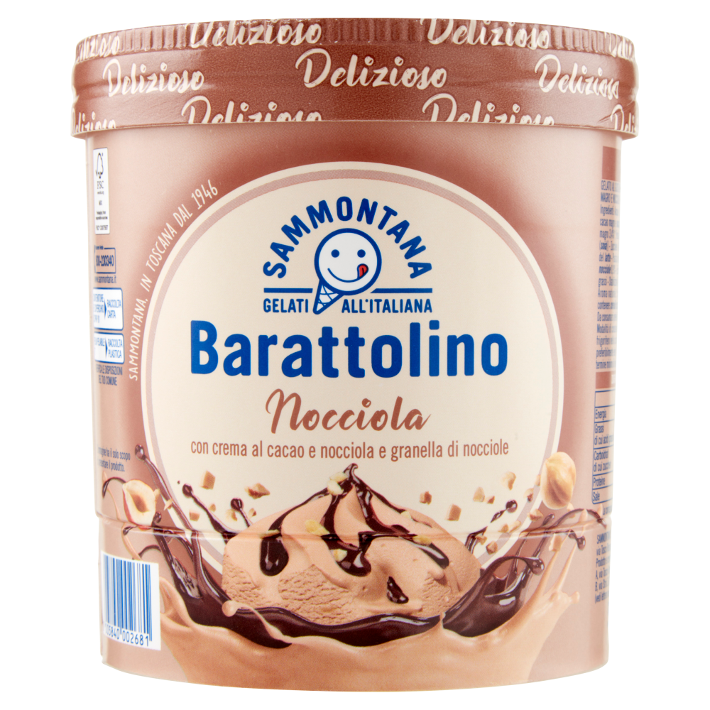 Sammontana Barattolino Delizioso Nocciola 500 g