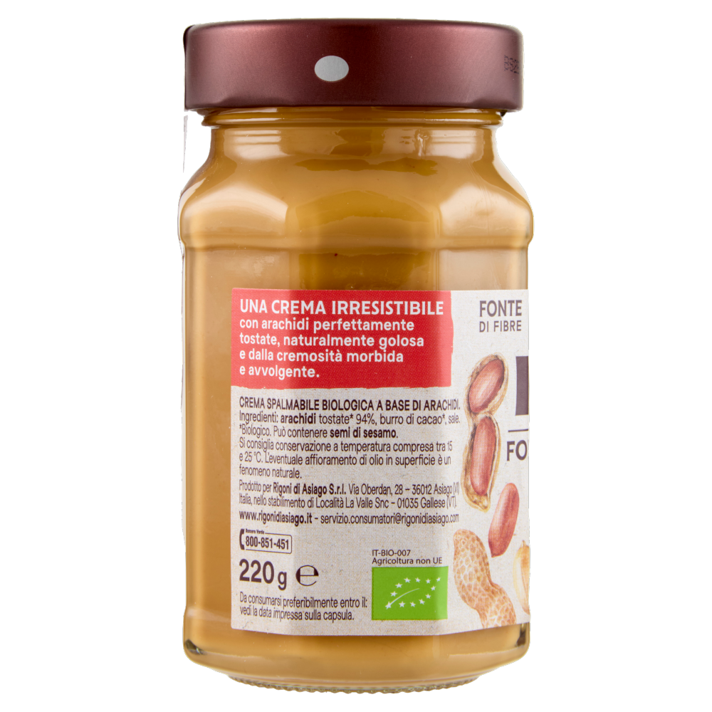 Rigoni di Asiago Natù Arachidi bio 220 g