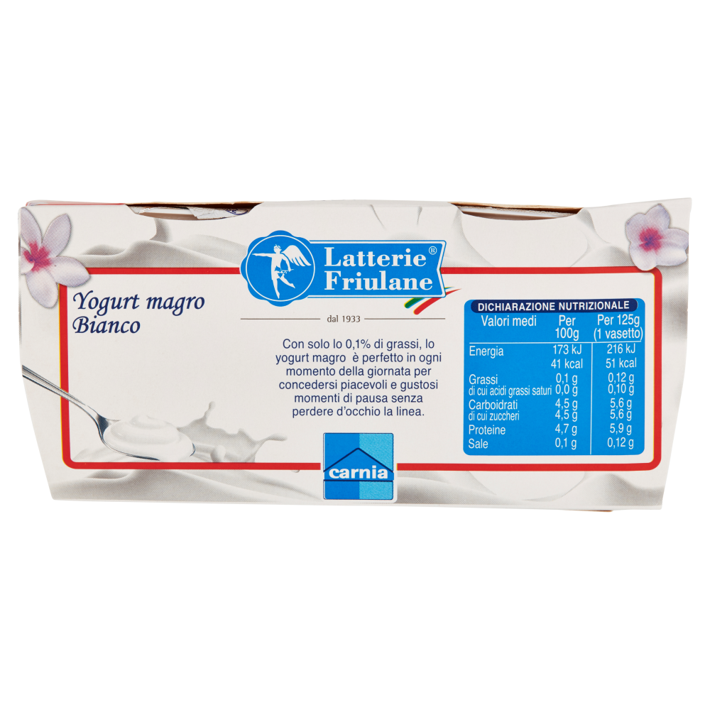 Latterie Friulane Yogurt Magro Bianco 2 x 125 g