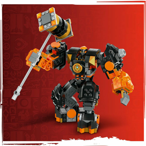 LEGO NINJAGO Mech elemento Terra di Cole
