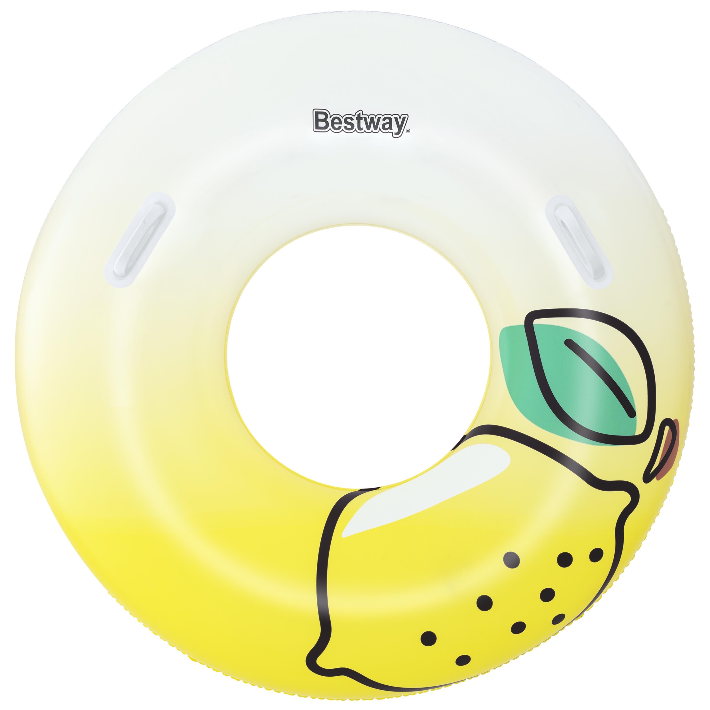 Bestway 36448 galleggiante da piscina e da spiaggia Bianco, Giallo Immagine PVC Tubo galleggiante