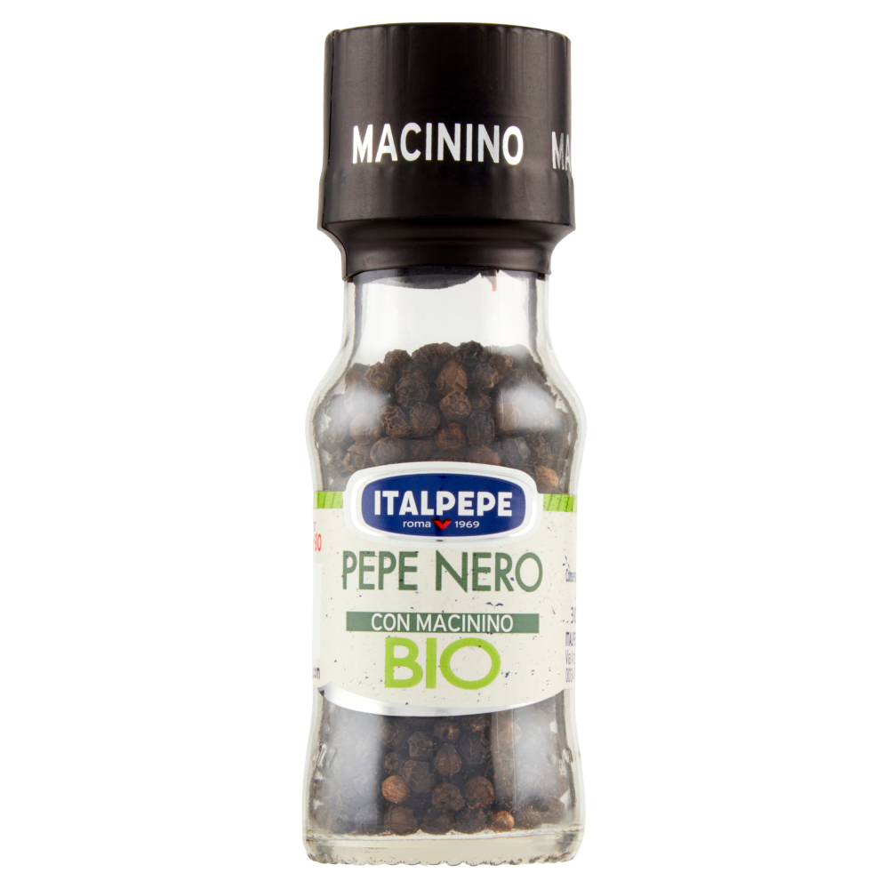 Italpepe Pepe Nero con Macinino Bio 30 g