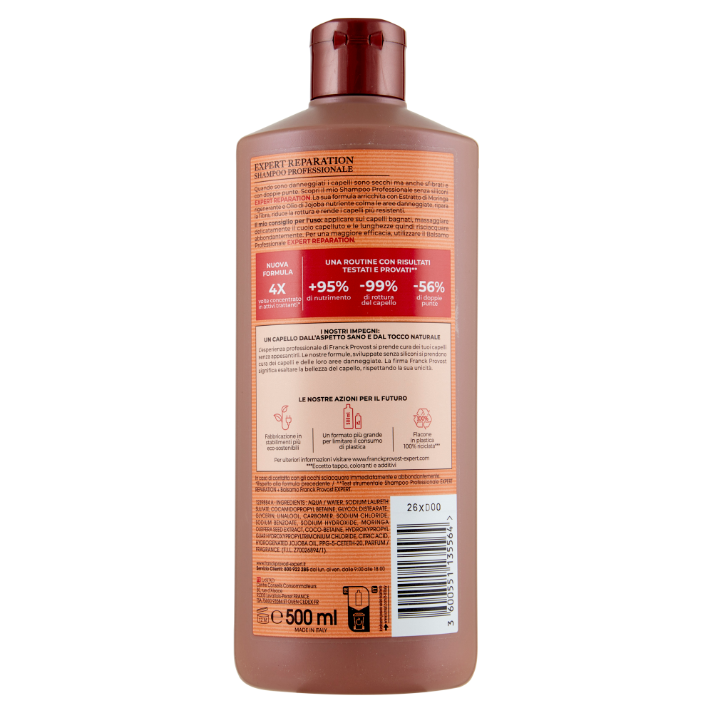 Franck Provost Expert Reparation Shampoo Professionale 500 ml