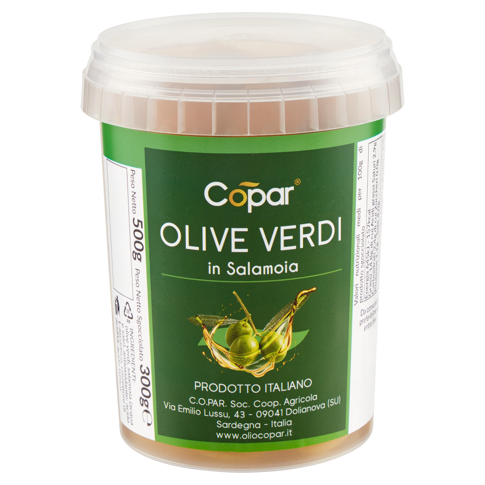 Copar Olive Verdi in Salamoia 500 g