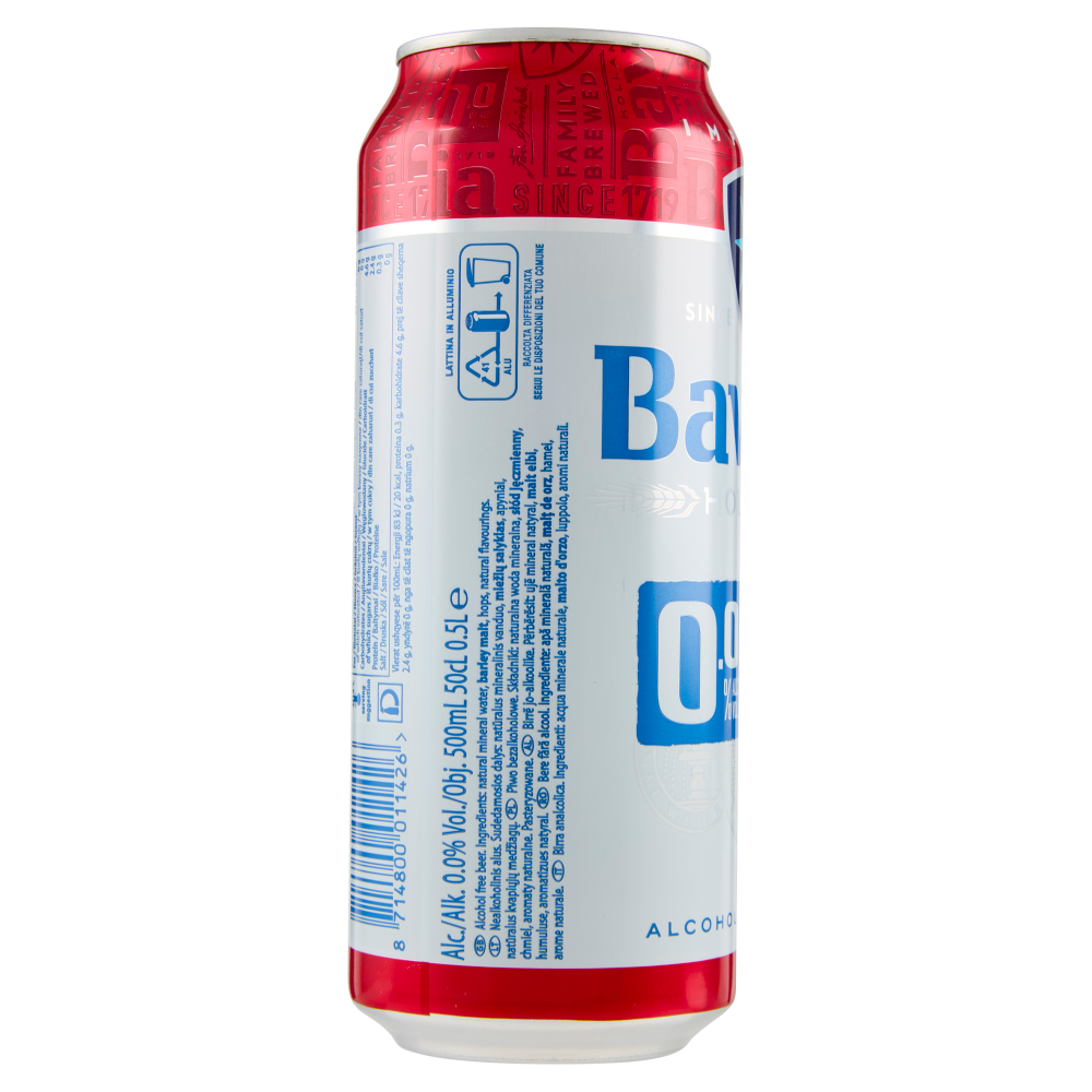 Bavaria 0.0% Alcohol Free 500 mL