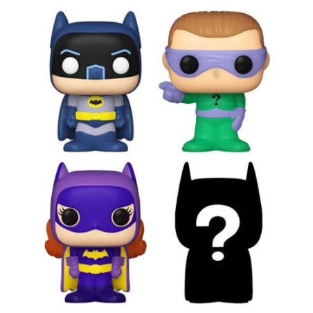 FUNKO POP! Bitty Pop Batman Adam West 4 Personaggi Dc Comics Vinyl Figure - 2,5 Cm